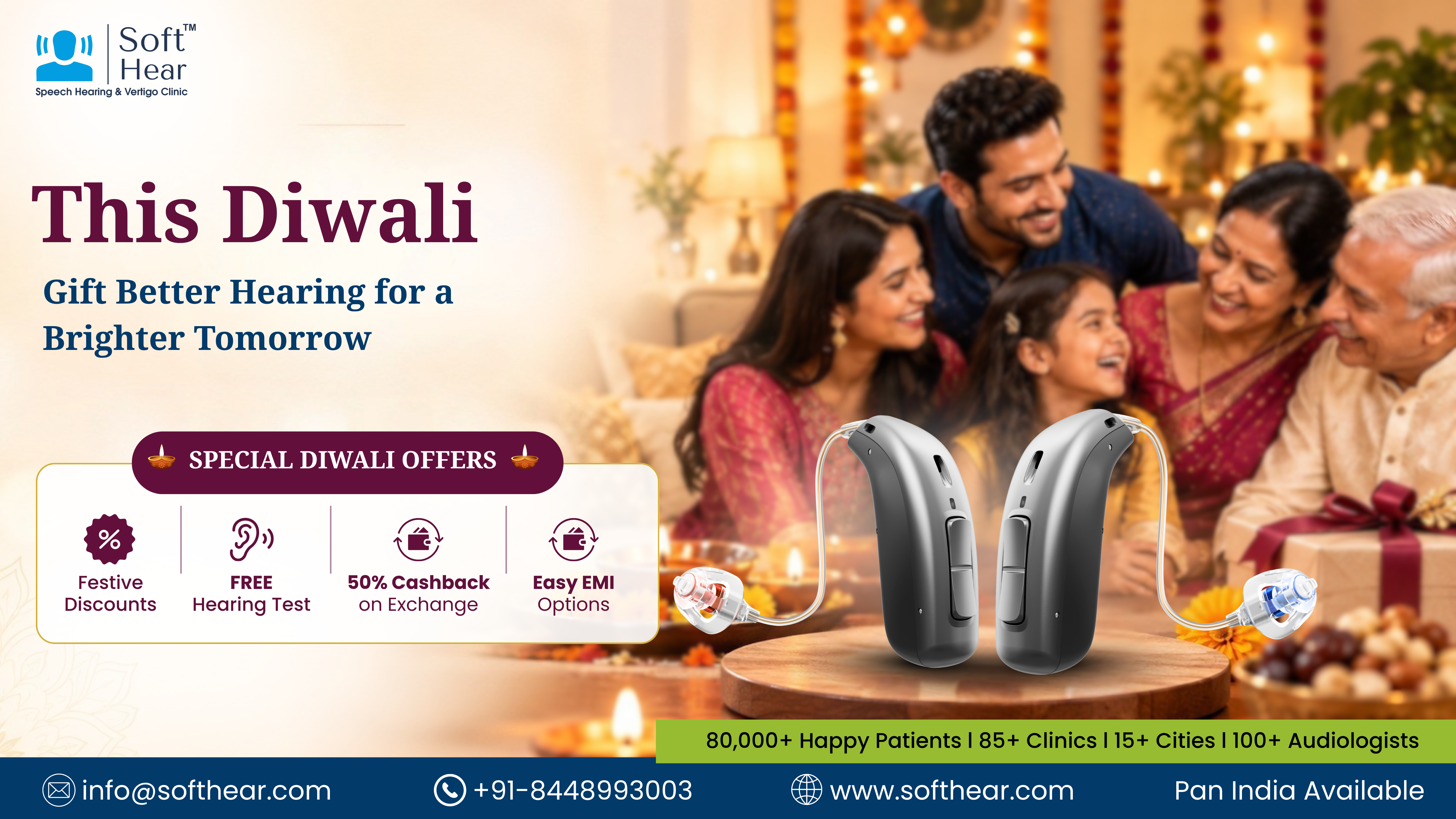 Celebrate a Brighter Diwali with Clearer Hearing: Hearing Aid Offers and Festive Safety Tips